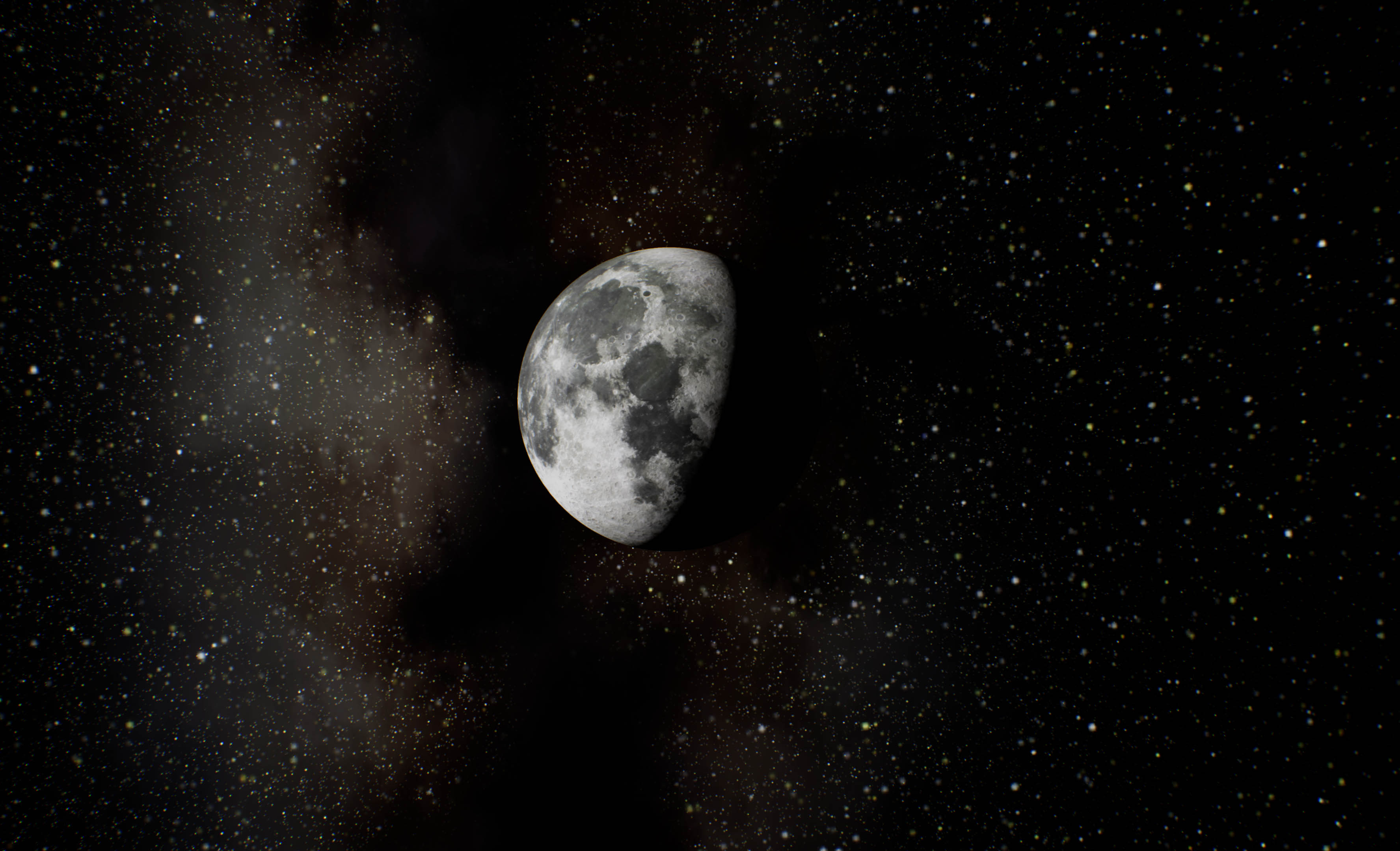 View from starship Qubit
