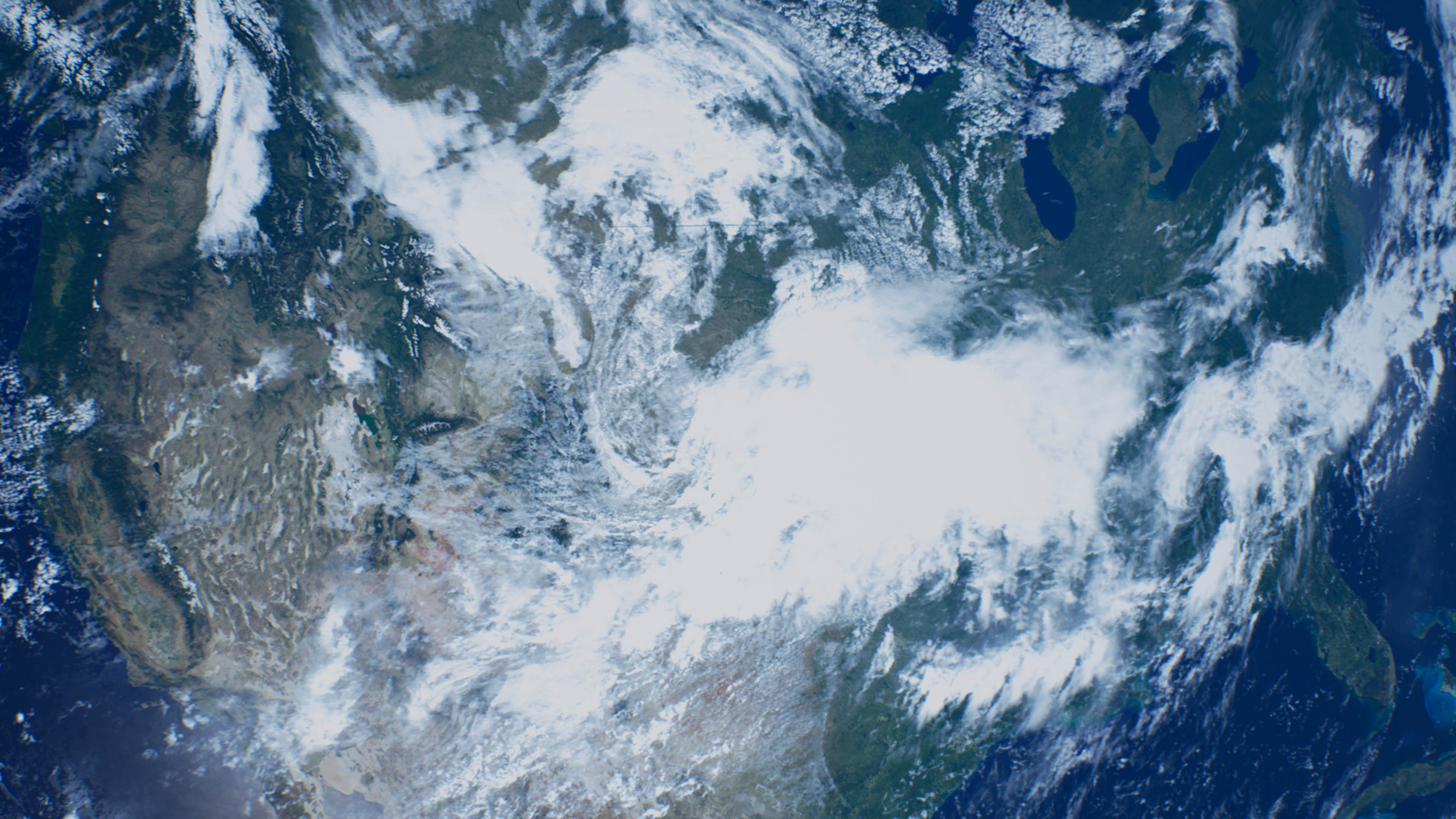 Orbital view of North America