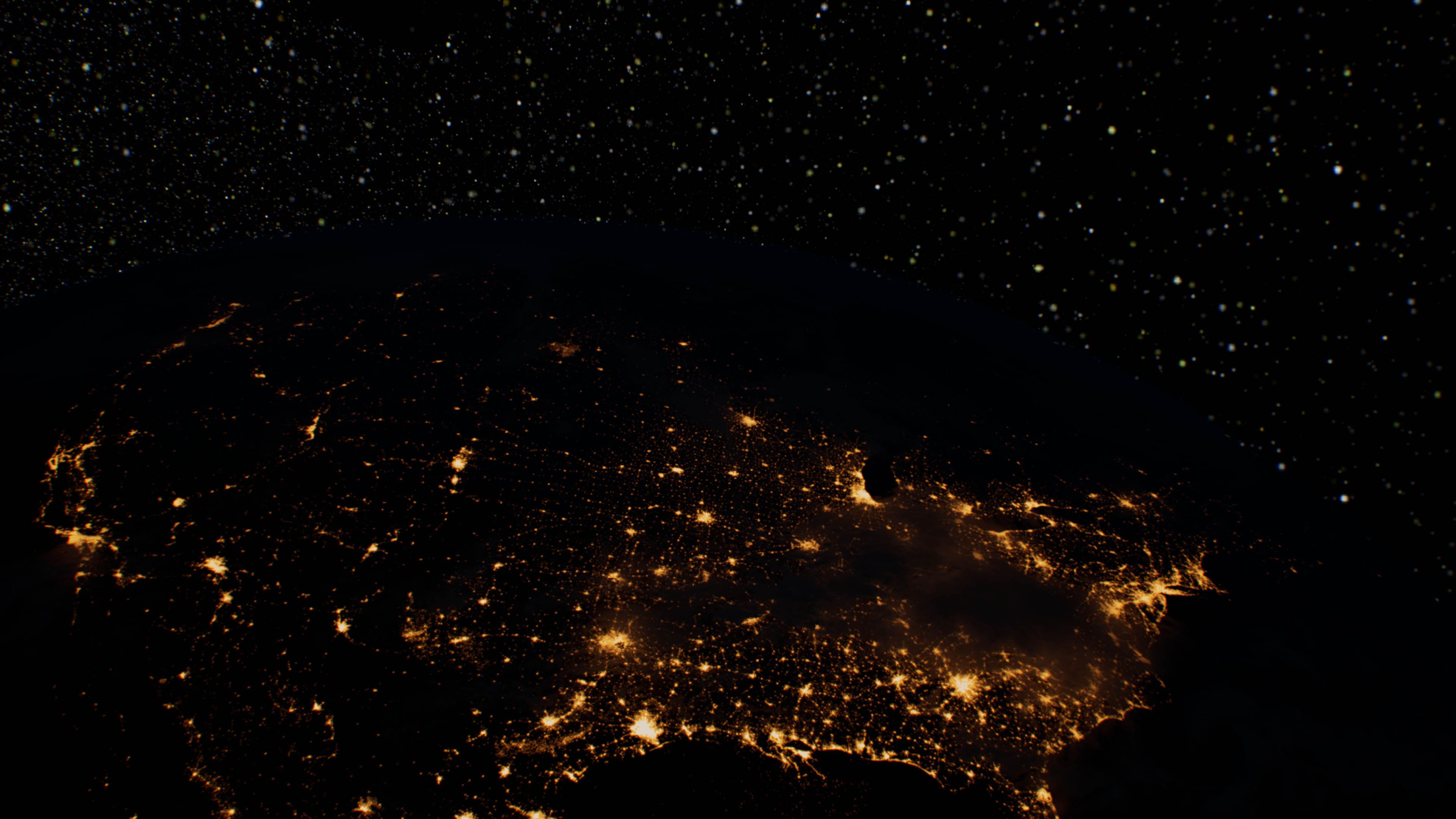 View from starship Qubit